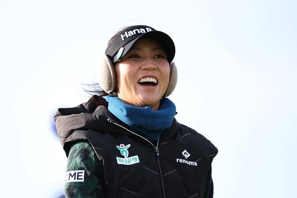 Lydia Ko in action during the Wednesday Pro-Am at the AIG Women's Open